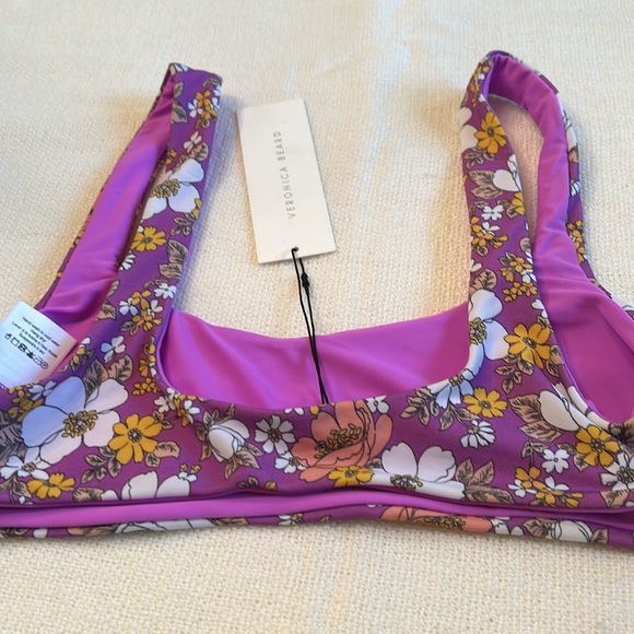 Veronica Beard NWT Celeste Top in Orchid Multi size medium - Picture 4 of 4